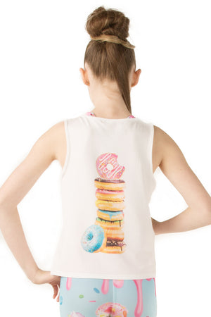 I Run For Donuts Tank - Youth