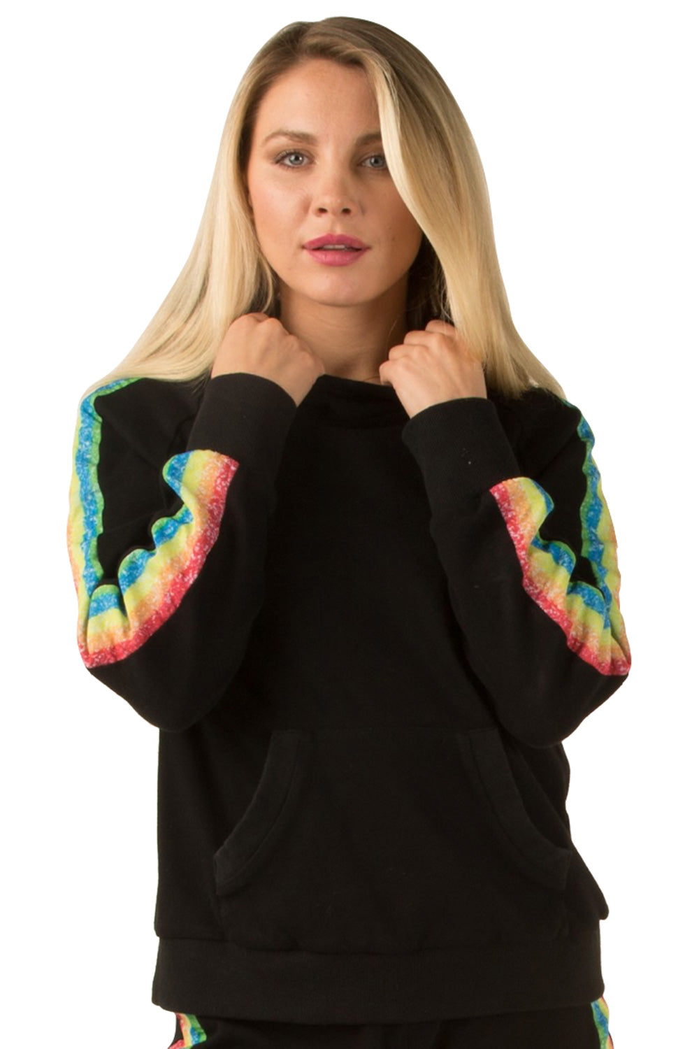 Rainbow sweatshirt online women