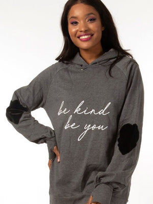 Be Kind Patch Heart Hoodie